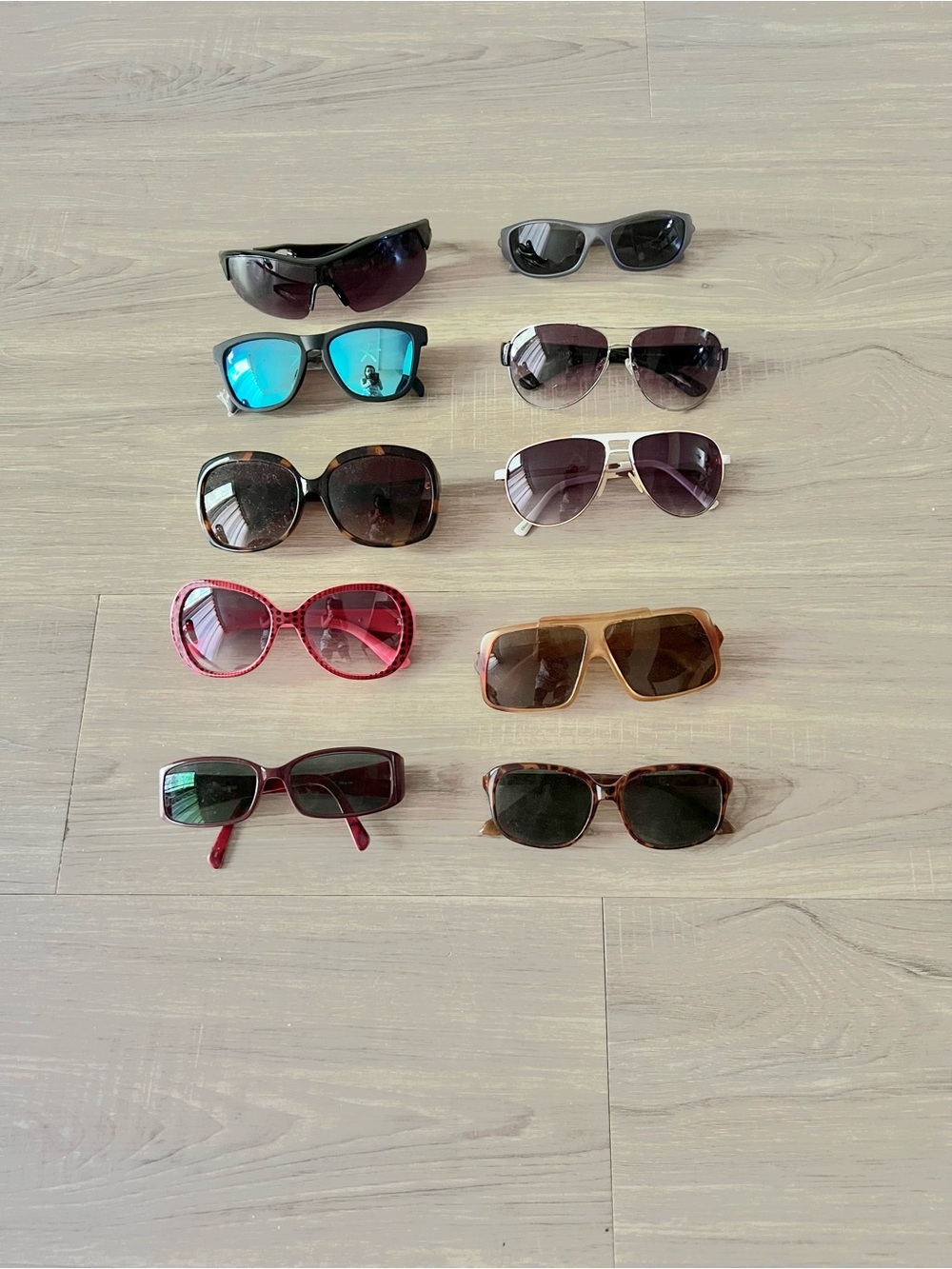Lot / 10 Eyewear Mixed Brands Sunglasses & Guess Optical Frame Excellent Good